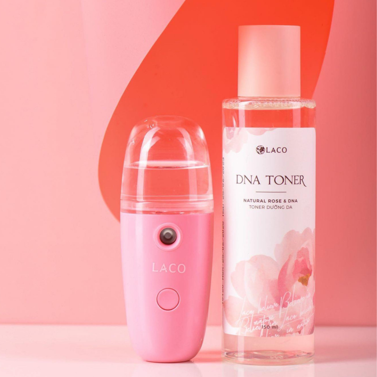 Nước hoa hồng DNA TONER LACO tinh chất cá hồi [TẶNG MÁY PHUN SƯƠNG NANO]