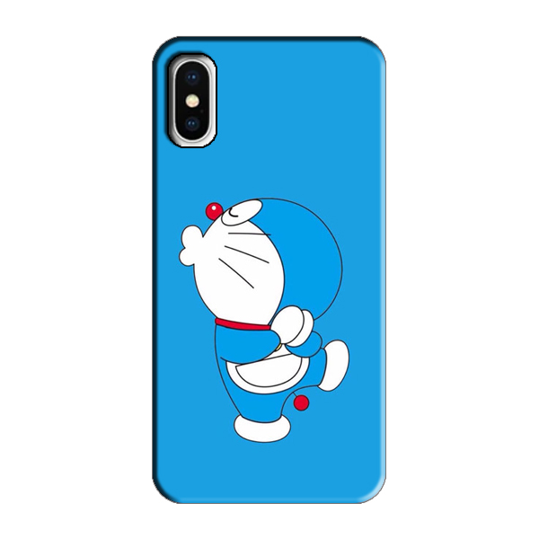 Ốp Lưng Dẻo Viền Đen In Hình Doremon Dành Cho Iphone X