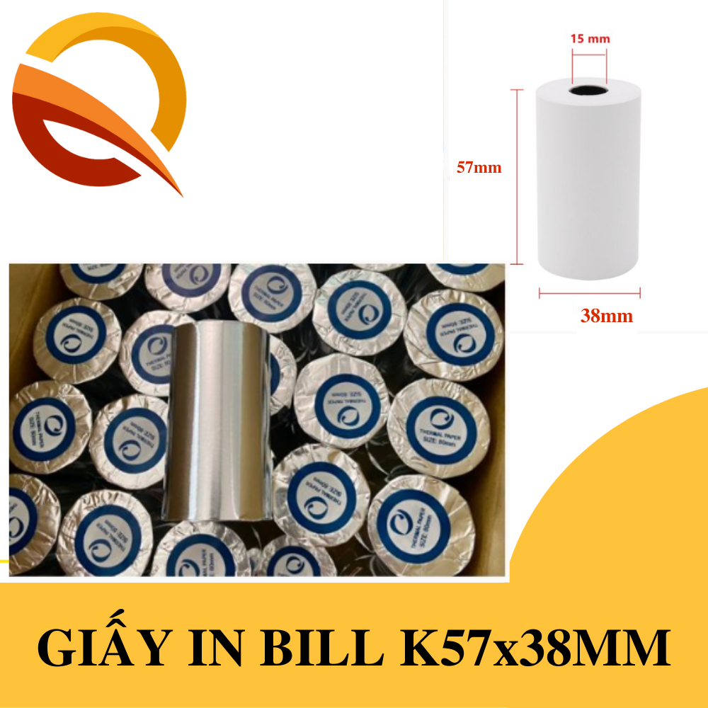 Giấy in bill K80, K57, K57 dùng cho máy in nhiệt, máy POS cầm tay