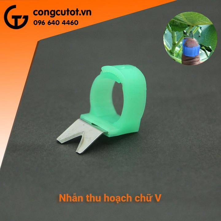 Nhẫn cắt thu hoạch chữ V