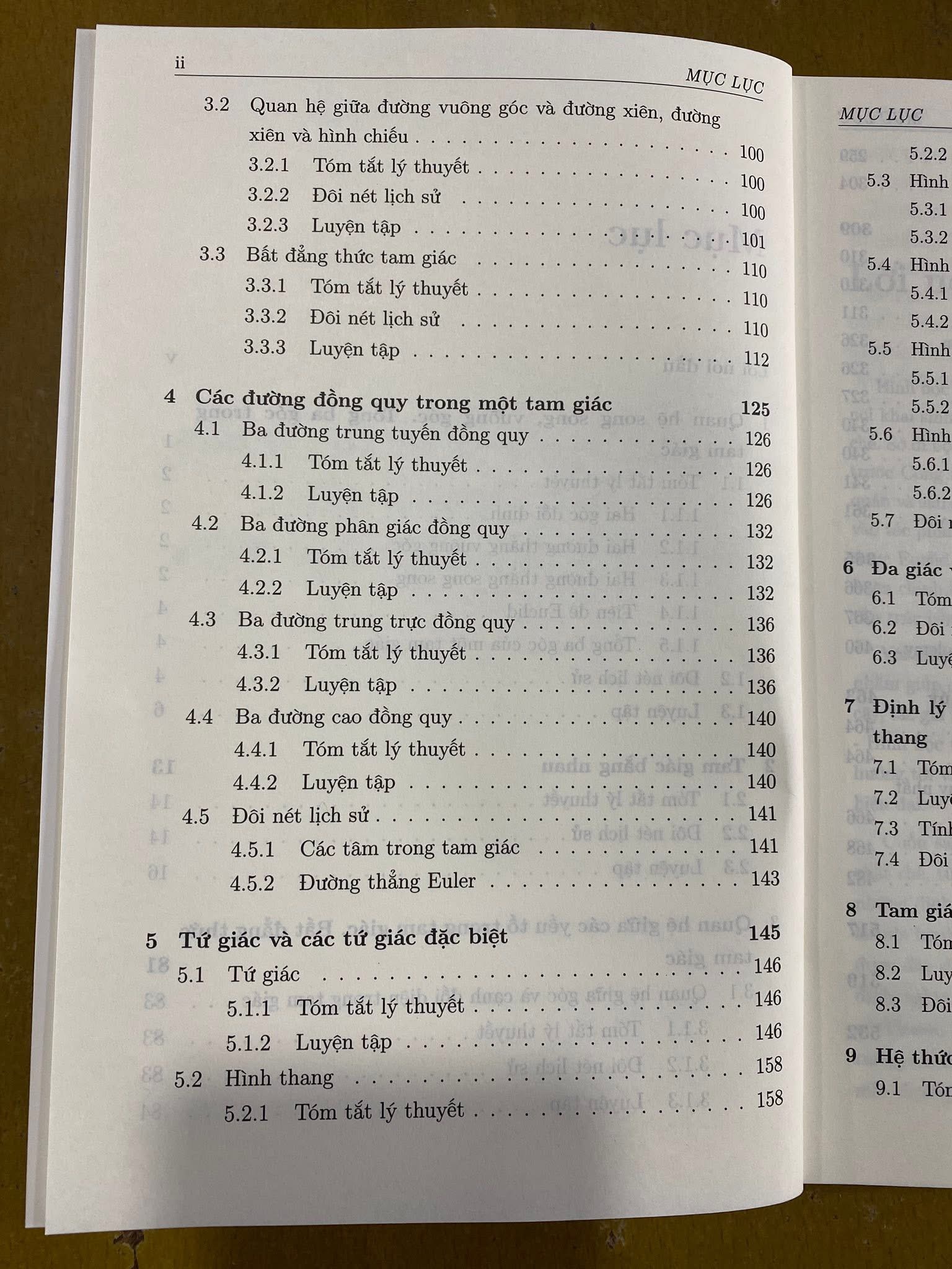 Sách Hình học Euclid từ cơ bản đến nâng cao( hình học thuần túy)