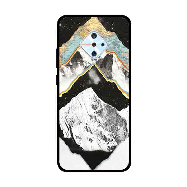 Ốp Lưng in cho Vivo S1 Pro/ Vivo V17 Mẫu NỀN Núi Vũ Trụ - Hàng Chính Hãng