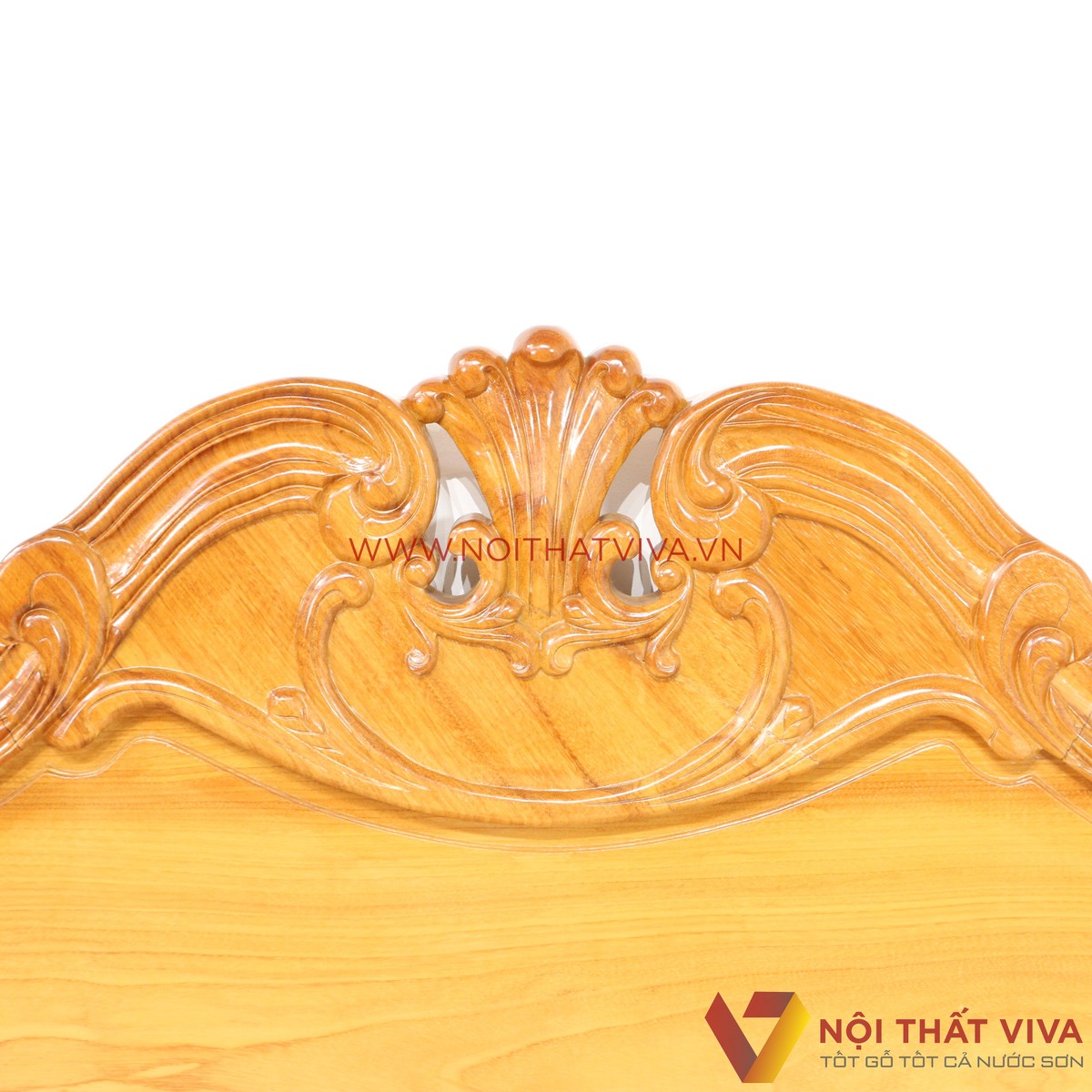 Giường Ngủ Gỗ Gõ Đỏ Nữ Hoàng Tân Cổ Điển Cao Cấp Tinh Tế