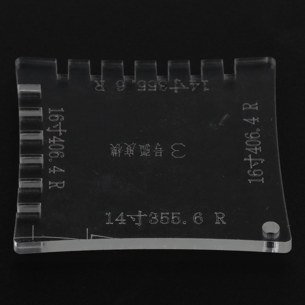 Acrylic Guitar Fingerboard Fretboard Ruler Measuring Tool