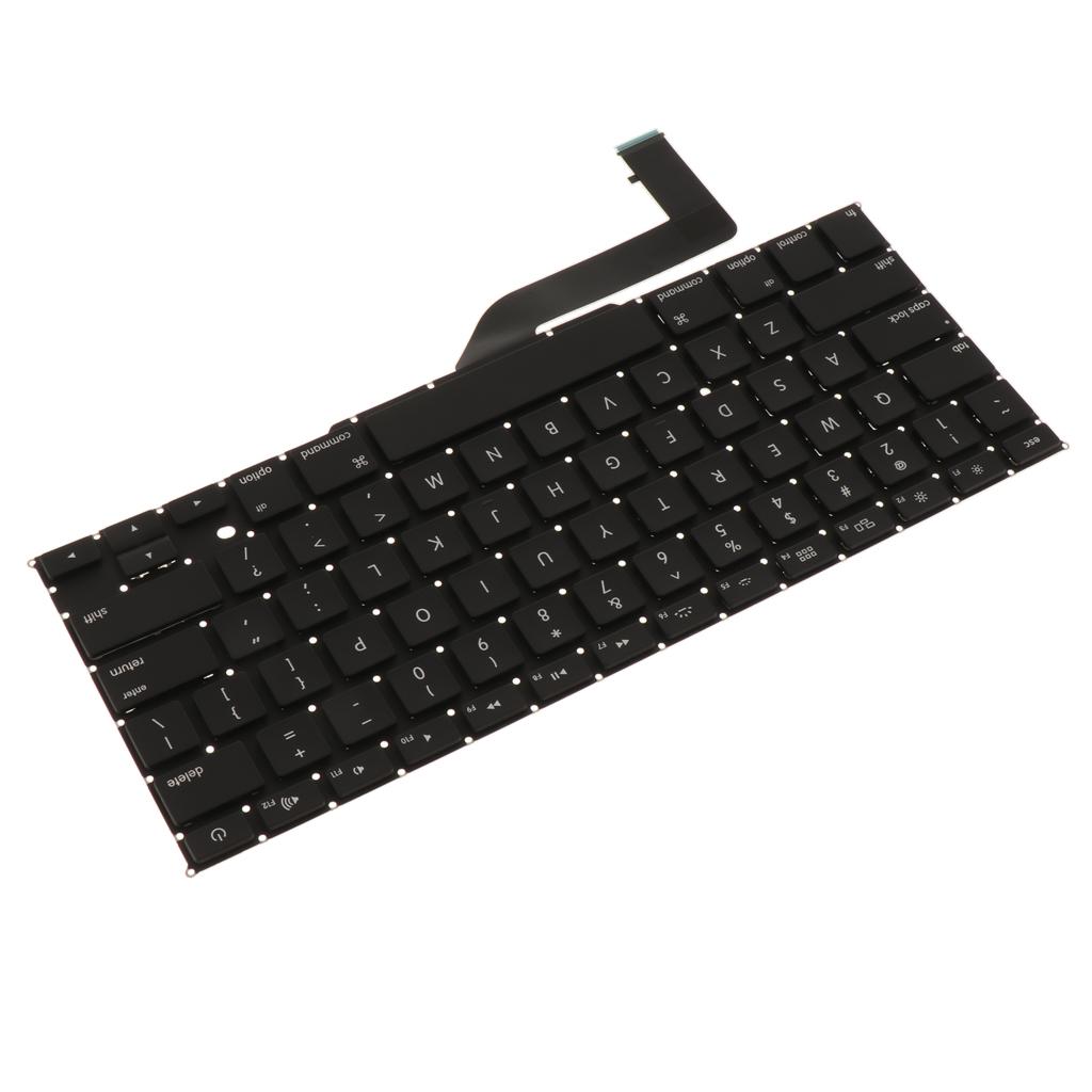 Bàn Phím Laptop Phiên Bản Hoa Kỳ Phù Hợp Với Apple MacBook Pro Retina 15 Inch A1398-Đen