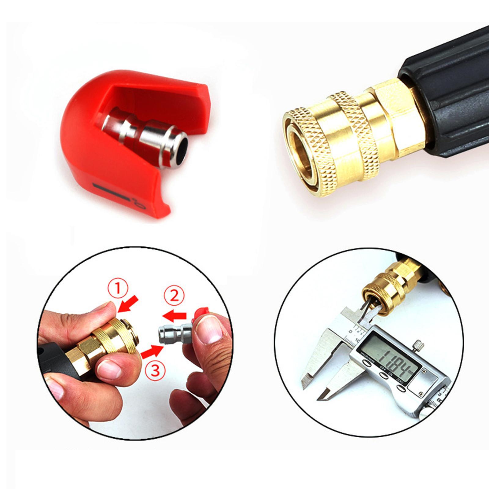 2Pcs Spray Sprinkler Heavy Duty Quick Connect for High Pressure Washer Accs