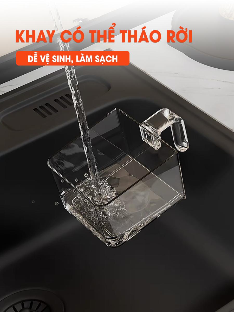 [KoSuyTu] Hộp Đựng Gia Vị Treo Tường 3 Tầng 5 Ngăn Nhà Bếp - Miếng Dán Cực Chắc Chắn, Nhựa Nguyên Sinh, Chống Nước Chống Ẩm - An Toàn, Sang Trọng, Tiện Lợi