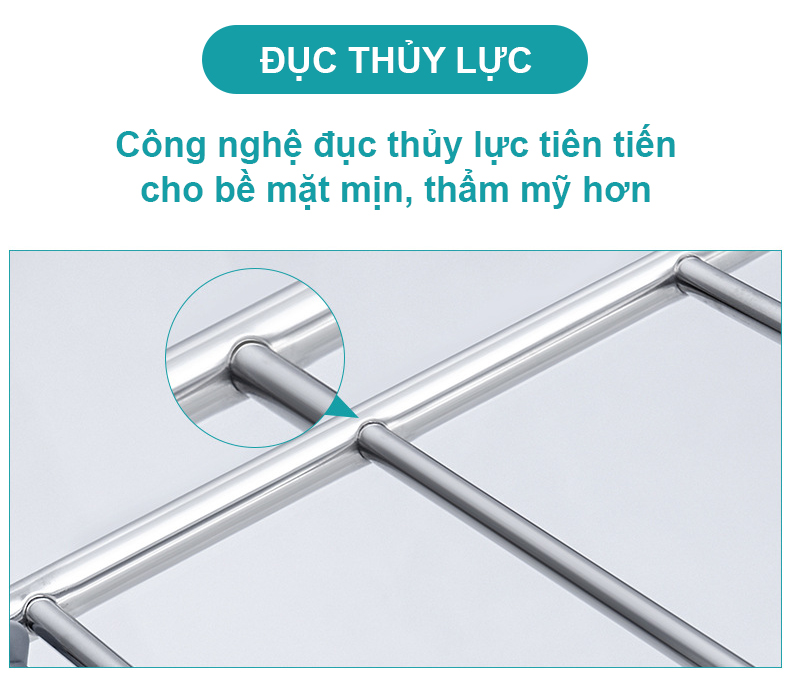 Giàn phơi để sàn - Giá phơi đồ có kệ phơi giày, vớ - NKT815B