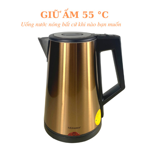 Bình Siêu tốc inox 3 lớp Mitomo ST-631 - Hàng chính hãng