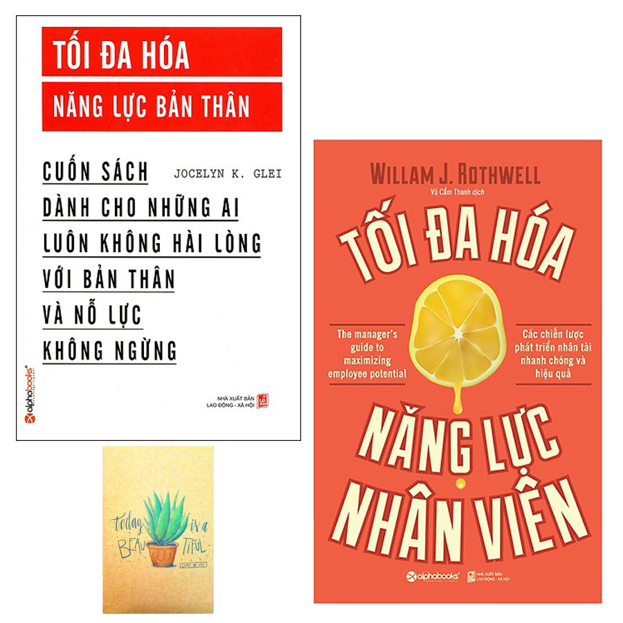 Combo Tối Đa Hoá Năng Lực Nhân Viên và Tối Đa Hóa Năng Lực Bản Thân ( Tặng Kèm Sổ Tay )