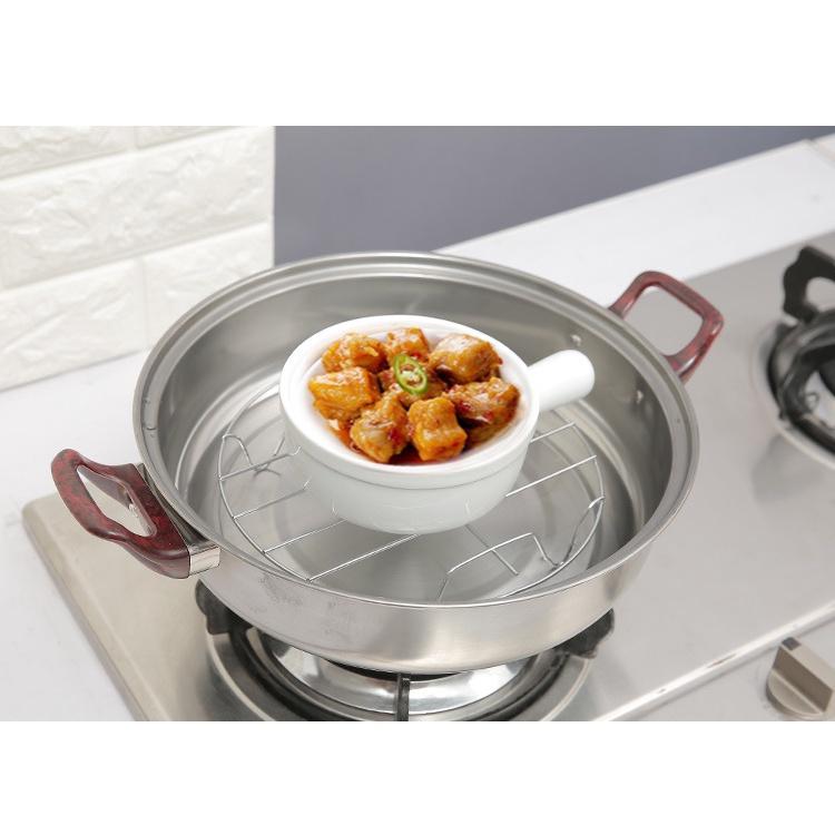 Vỉ hấp inox 4 bốn chân đa năng tiện lợi