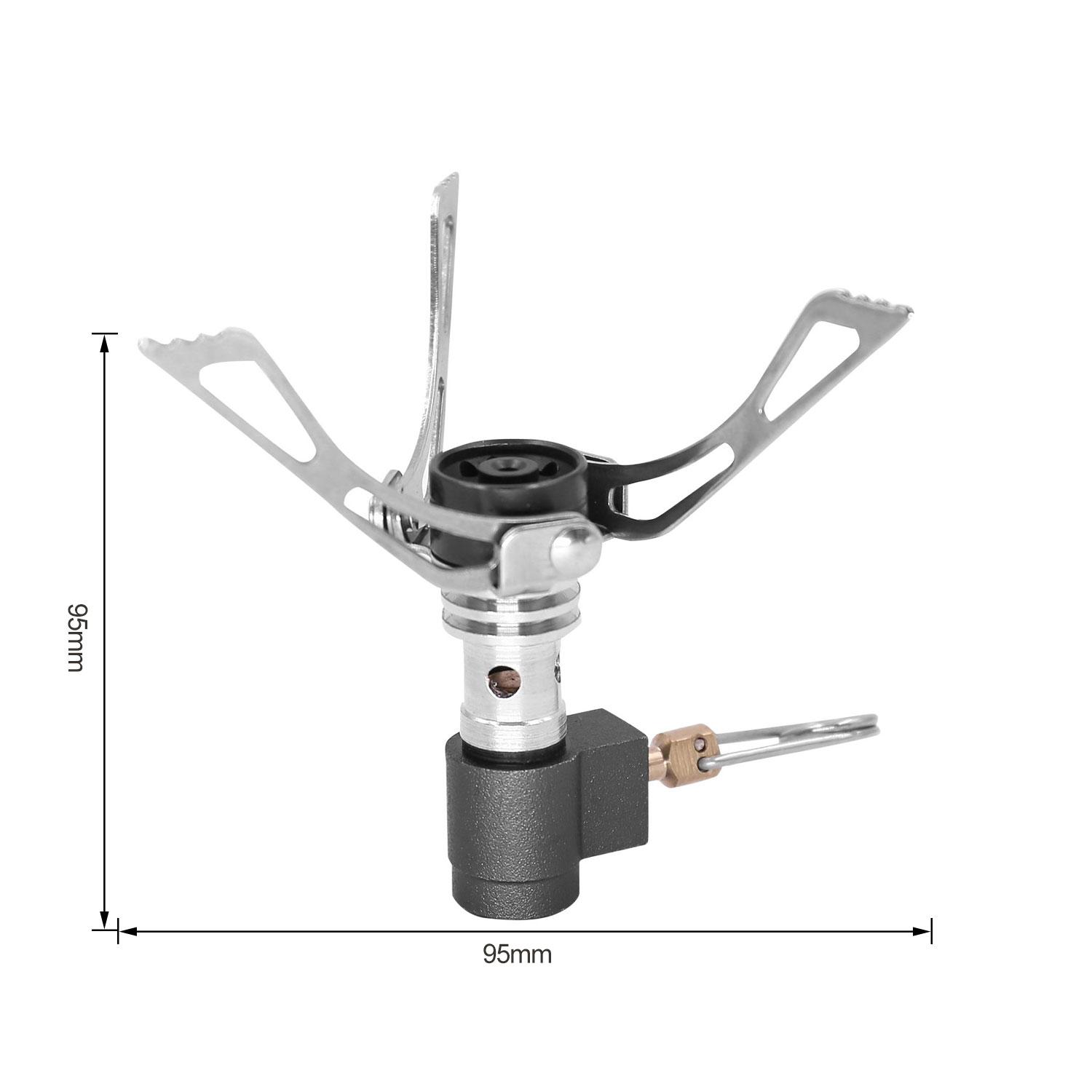 Bếp gas mini di động chống gió ngoài trời để đi cắm trại