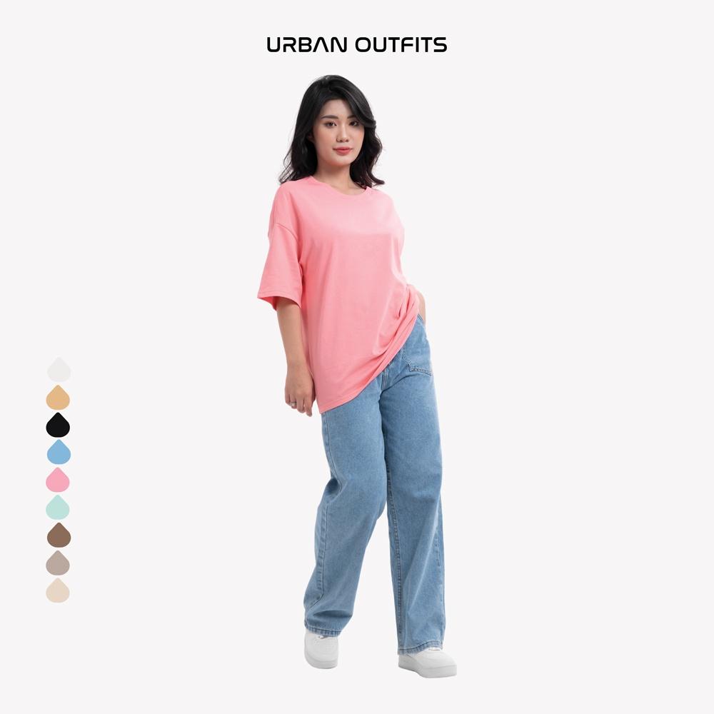 Áo Thun Nữ Tay Lỡ Form Rộng URBAN OUTFITS Local Brand Trơn Chất Vải Compact Cotton 250GSM dầy dặn nhiều màu ATO100