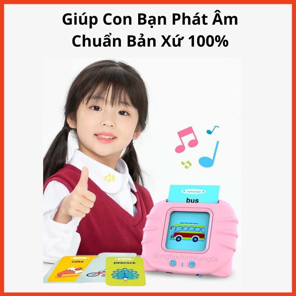 Hình ảnh Máy Đọc Thẻ Tiếng Anh Cho Bé Flashcard Gồm 112 Thẻ 224 Từ Tiếng Anh Sạc Cổng USB Không Có Sóng Điện Từ Bảo Hành 1 Năm