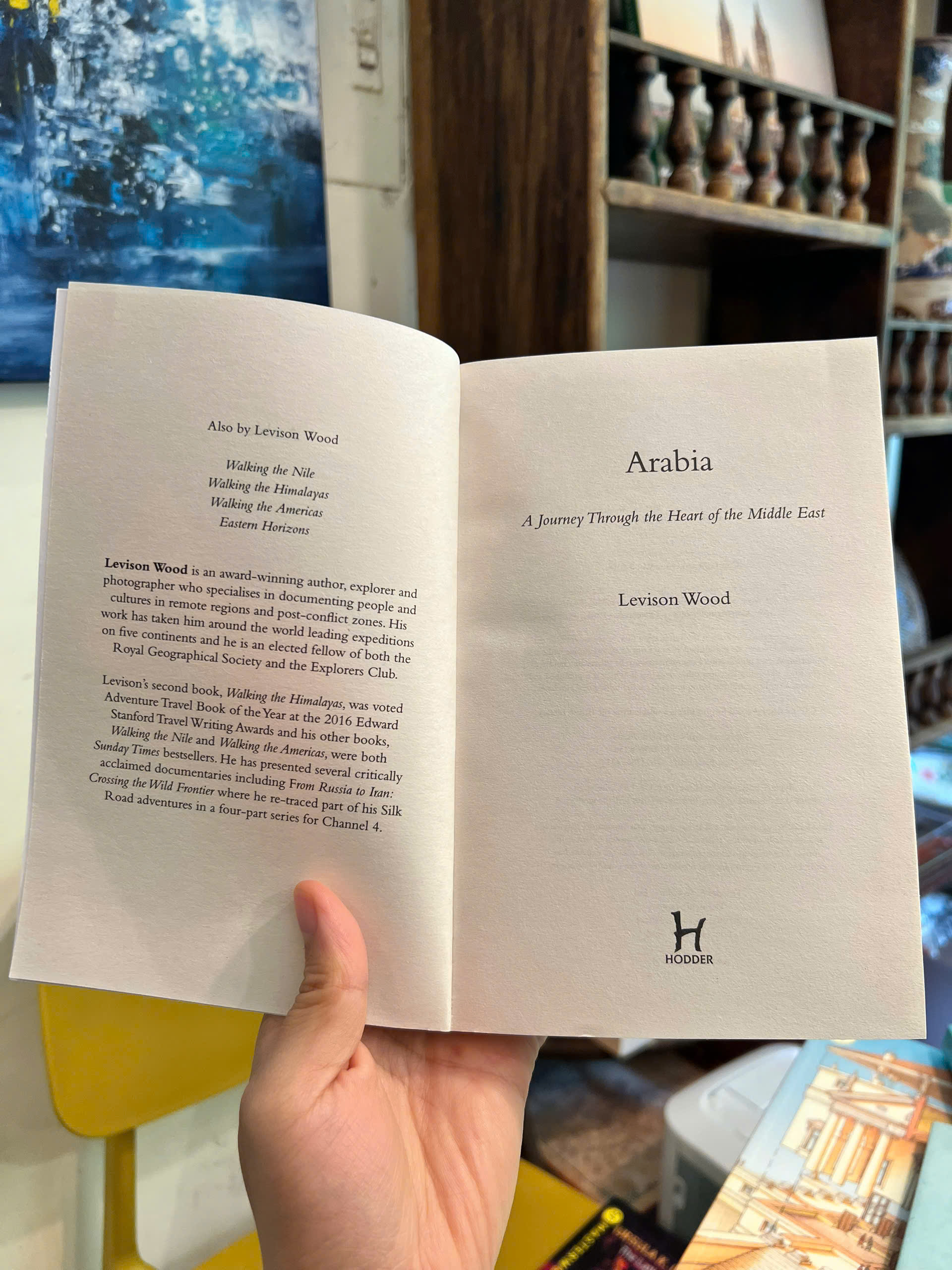 Sách - Arabia: Journey Through the Heart of the Middle East by Levison Wood | Ngoại văn Nhập khẩu
