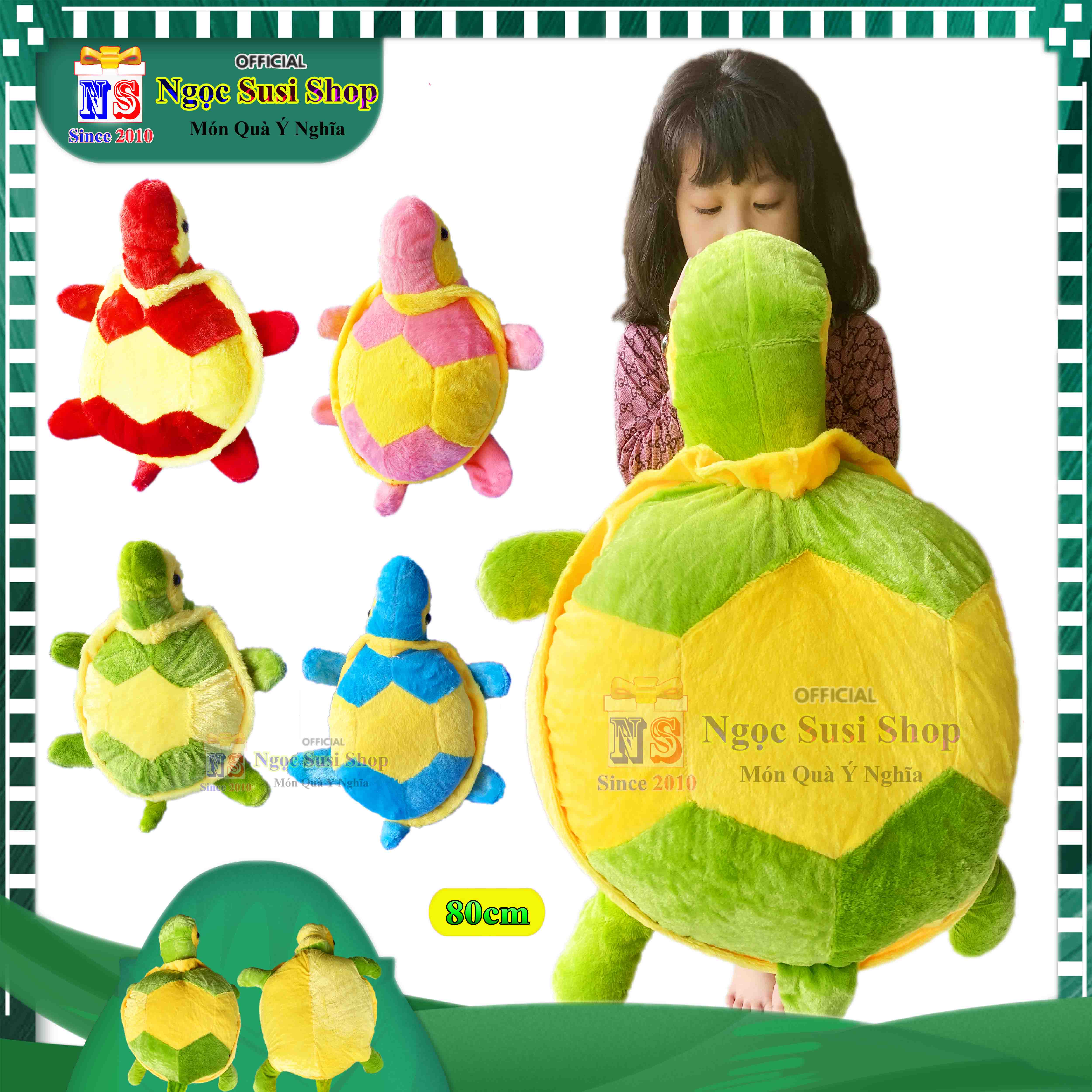 GẤU BÔNG CON RÙA CHO BÉ YÊU SIÊU CƯNG - THÚ BÔNG CON RÙA