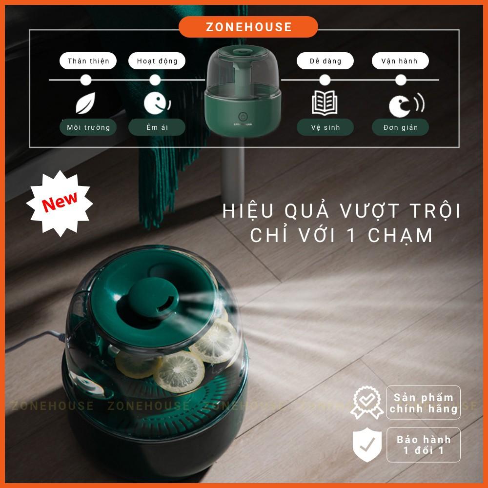 Máy xông tinh dầu tạo ẩm cao cấp Trái bí ZONEHOUSE, Chính hãng - Máy tạo độ ẩm, máy phun sương khuếch tán - ZONESHOP