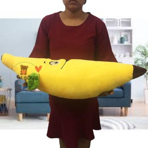 GỐI TRÁI CHUỐI SIZE LỚN 70CM VẢI LÔNG MỊN