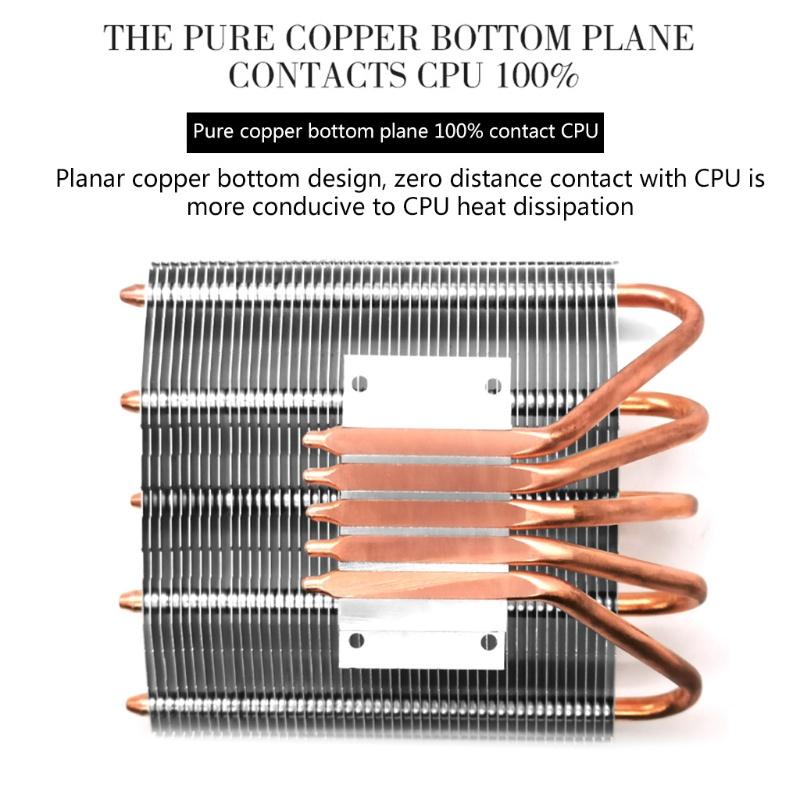 Quạt Tản Nhiệt Cpu 5 Ống 12v-4pin Yên Tĩnh