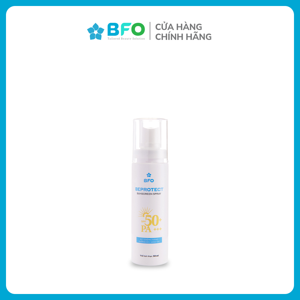 Xịt Chống Nắng Bảo Vệ Hoàn Hảo Dưỡng Da Nâng Tone Beprotect SPF 50 PA