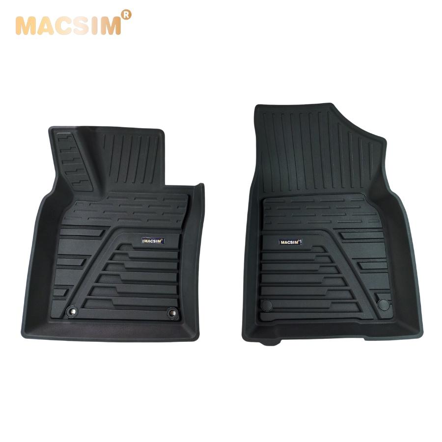 Thảm lót sàn xe ô tô MAZDA CX5 2012- đến nay Nhãn hiệu Macsim chất liệu nhựa TPE đúc khuôn cao cấp - màu đen