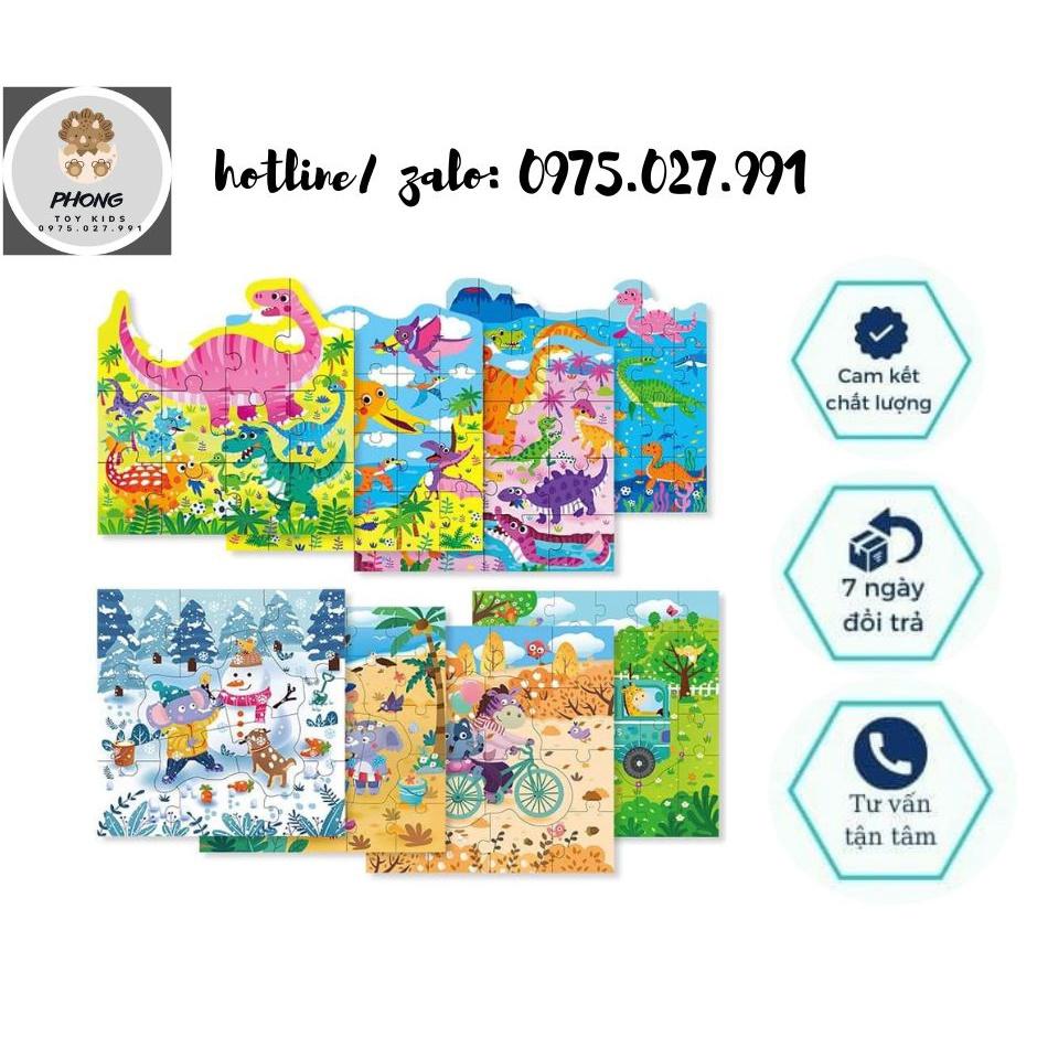 GHÉP HÌNH SET 4 HOT NHẤT HIỆN NAY, nhiều chủ đề giúp bé rèn luyện tư duy
