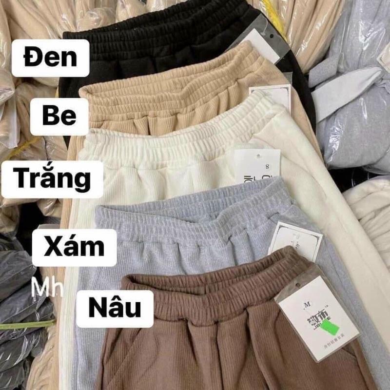 BÁN LỖ QUẦN THUN TĂM ỐNG BO
