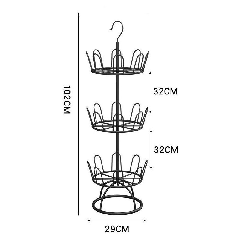 Giá kệ phơi giày dép thép không gỉ 360 độ giản nhiều tầng để ngoài trời ban công lưu trữ gia đình- hàng loại 1 - Chính hãng MINIIN 