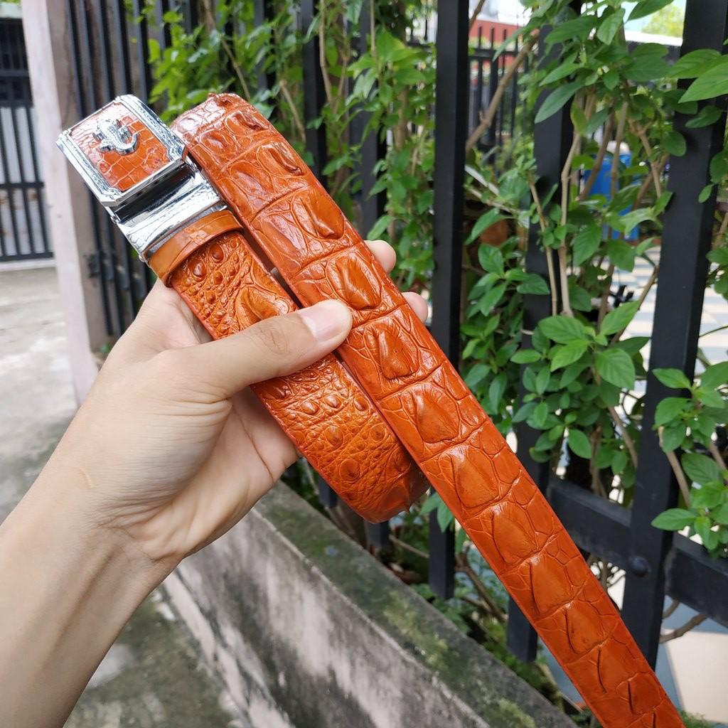 Thắt Lưng Cá Sấu Liền Nguyên Miếng