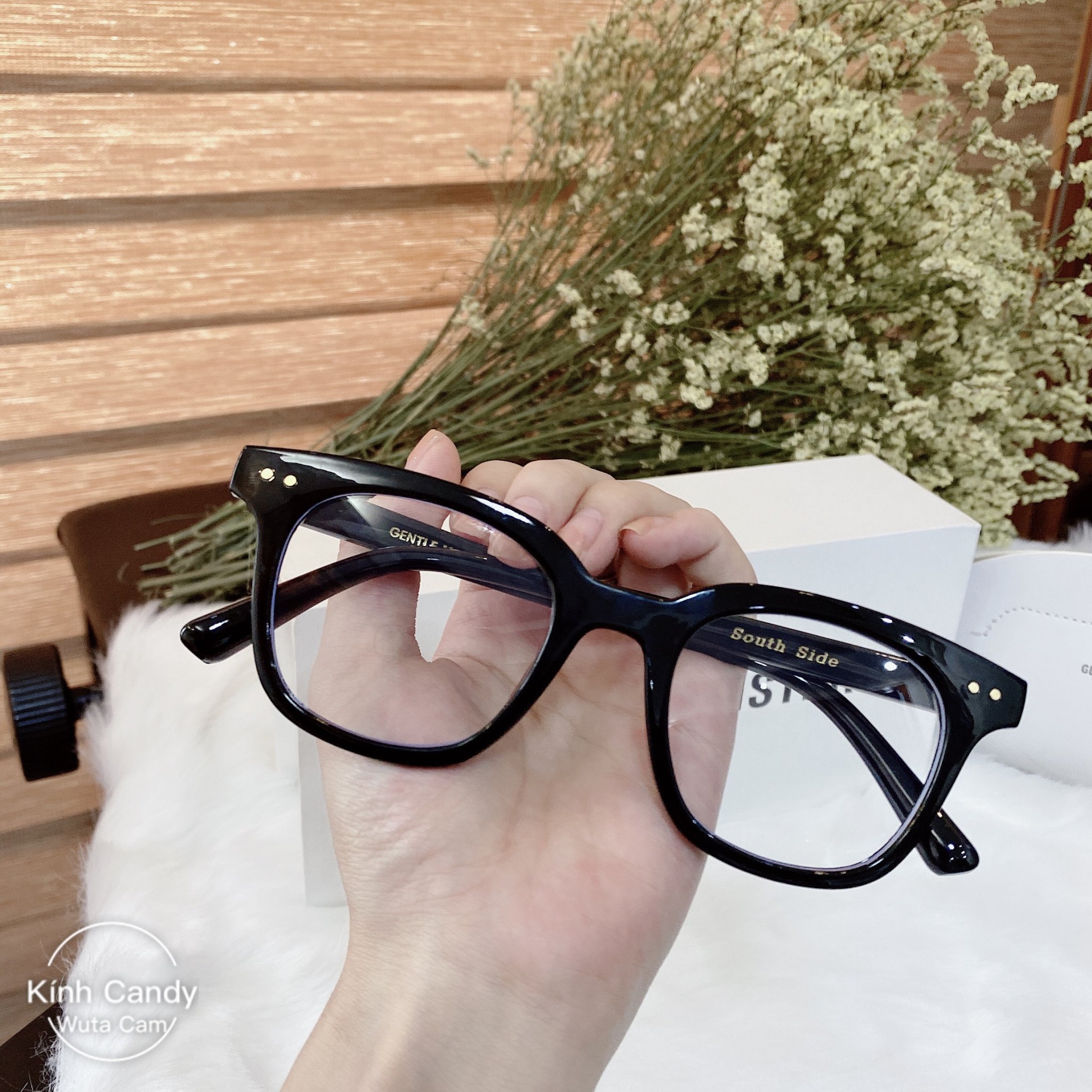 Gọng kính giả cận hàn quốc 3331 - Kính cận vuông nam nữ unisex