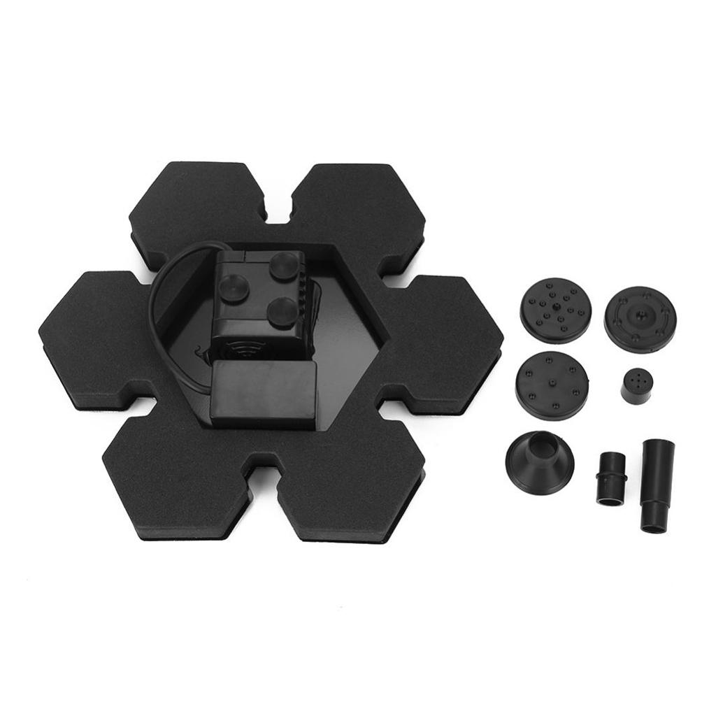 Solar Panel Powered Submersible Fountain Garden Pond Water Pump