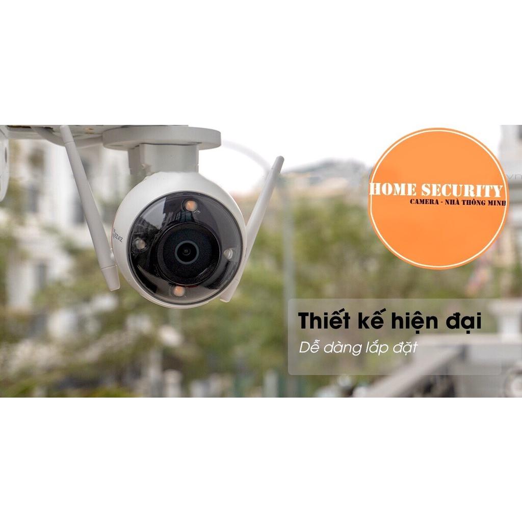 Camera Wifi Ngoài Trời EZVIZ C3W Color Night Pro 4Mp, Đèn Và Còi Báo Động, Tính Năng AI - Hàng chính hãng