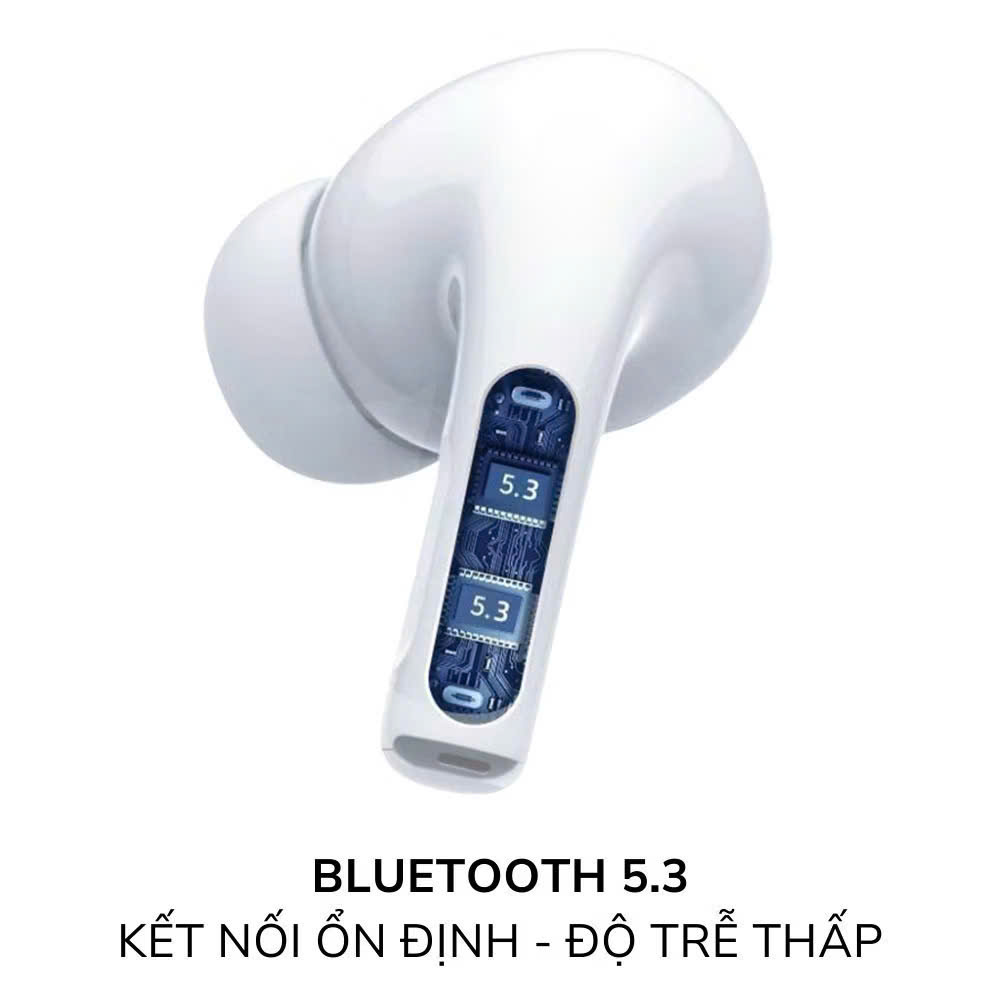 Tai Nghe Bluetooth Pro2 Không Dây định vị khử tiếng ồn ANC PIN TRÂU bass căng tự kết nối Fullbox phụ kiện đủ tính năng đàm thoại 2 chiều - HÀNG CHÍNH HÃNG