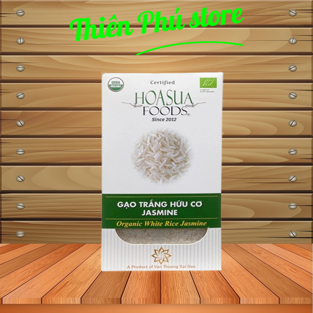 Gạo trắng hữu cơ Jasmine Hoa Sữa 1kg