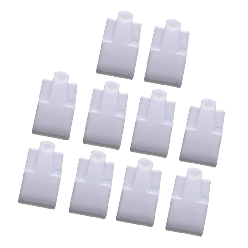 10pcs Mini Finger Ring Display Stand Storage Case Case Shop Jewelry Tray