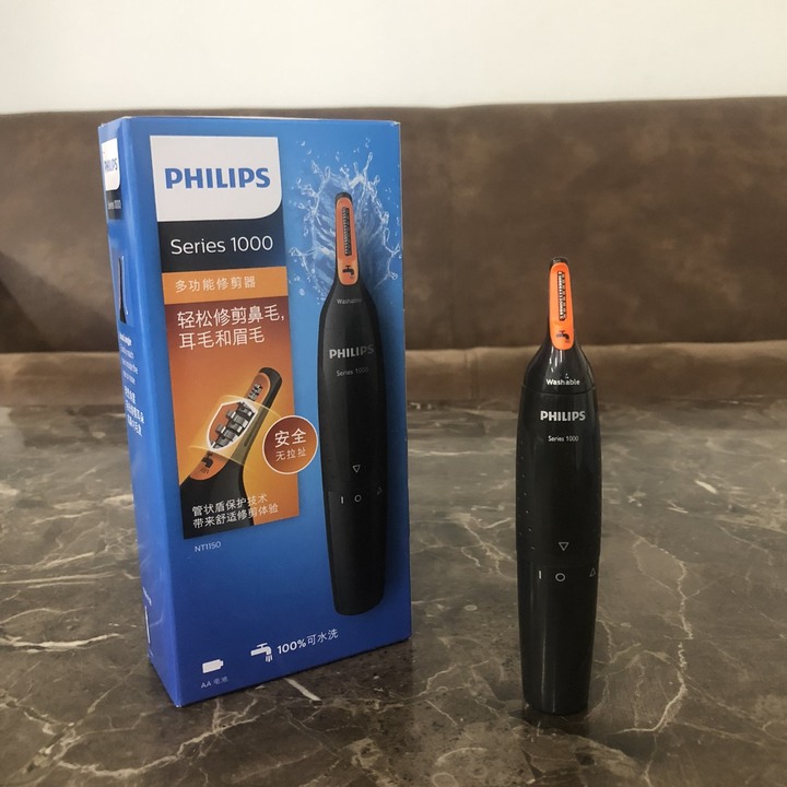 Máy tỉa lông mũi và lông tai Philips NT1150  serial 1000 - HÀNG NHẬP KHẨU