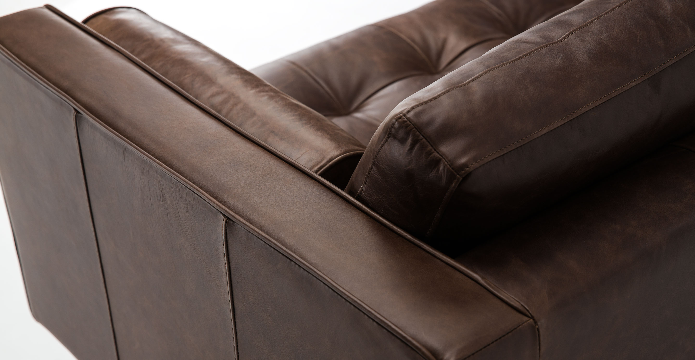 Ghế sofa đơn bọc da