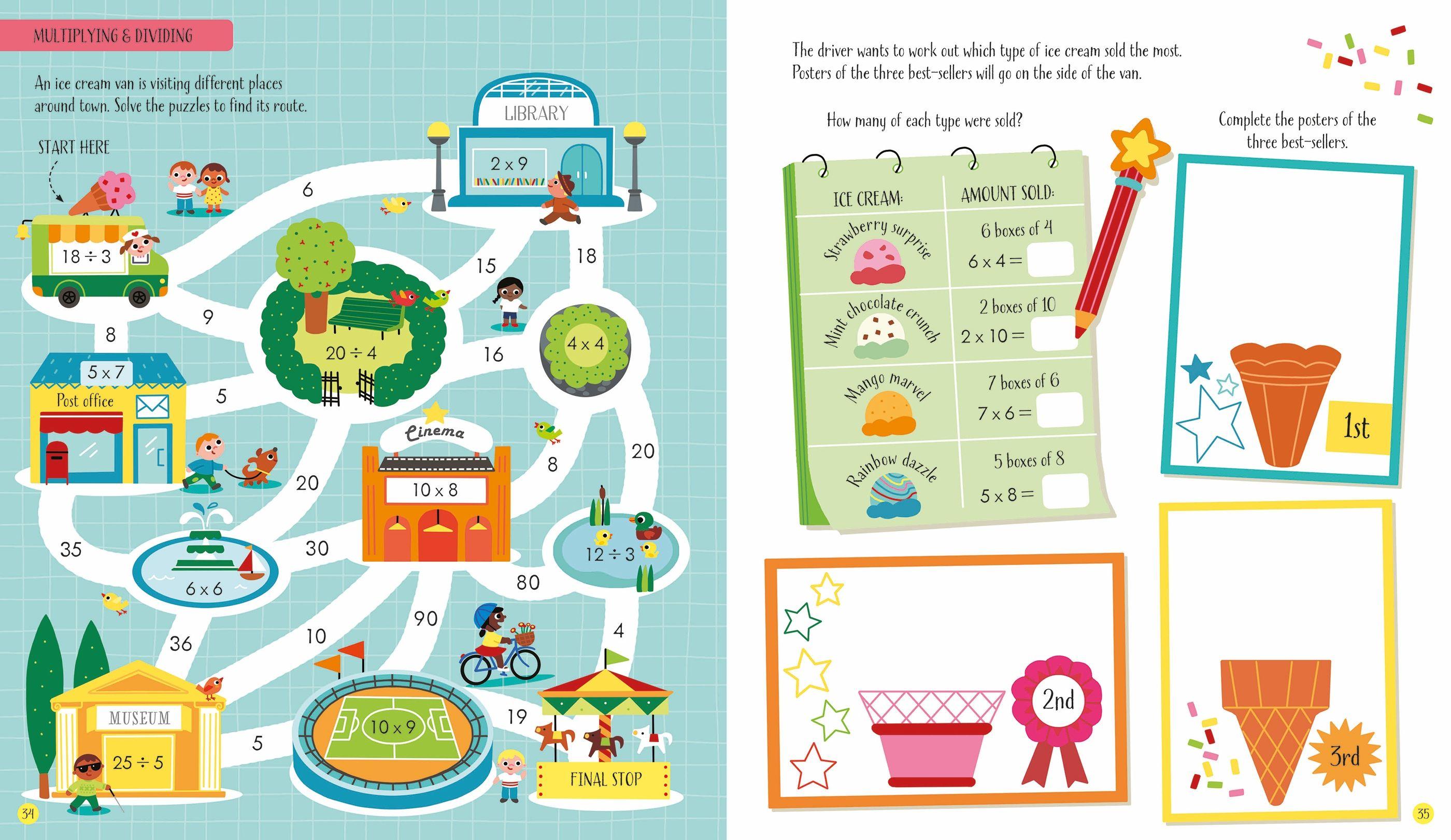 Pencil And Paper Maths Activity Books