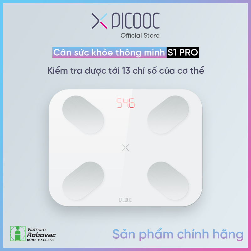 CÂN SỨC KHỎE THÔNG MINH PICOOC S1 Pro_Hàng chính hãng_Bảo hành 12 tháng