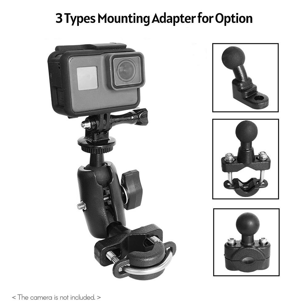 Camera hành động Giá đỡ xe đạp Gắn tay lái Xe đạp Xoay 360 ° Thay thế cho GoPro Hero 9/8/7/6/5 Sports