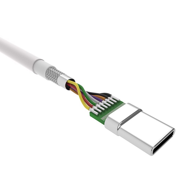 Cáp USB 2.0 TYPE-C CABLE (1M) SP LK10AC (trắng) -Hàng Chính Hãng