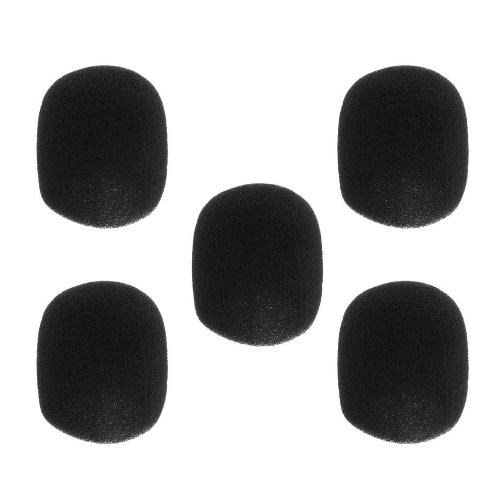 2-5pack 5 Pack Handheld Stage Microphone Windscreen Foam Mic Cover for Karaoke