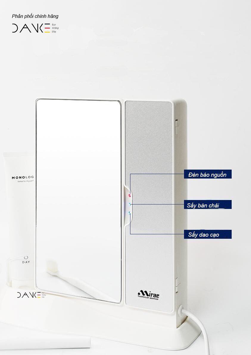 MÁY TIỆT TRÙNG BÀN CHẢI ĐÁNH RĂNG MIREA UTC-80SMW Made in Korea hàng chính hãnh