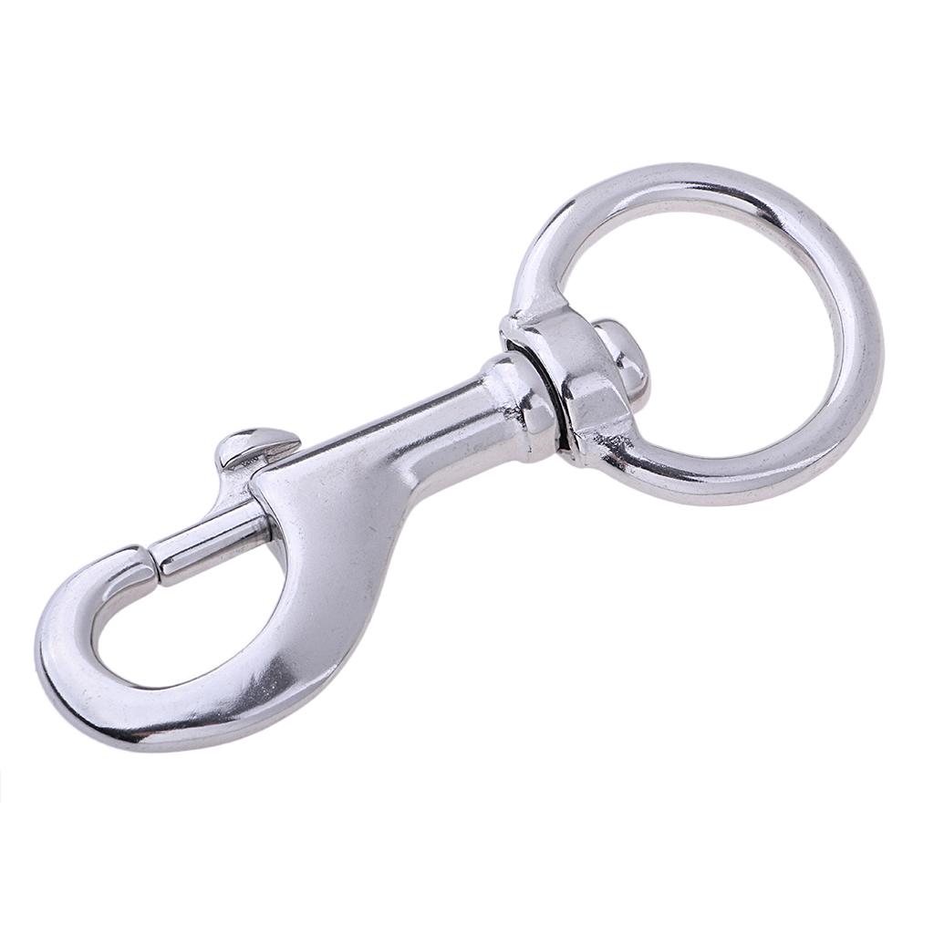 316 Stainless Steel Swivel Eye Bolt Snap Hook 120mm Dog Leash Swivel Clip