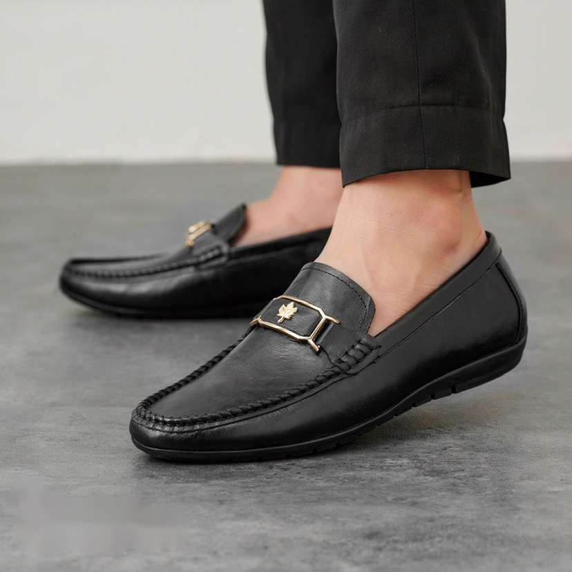 Giầy mọi lười nam da bò Tomshoes, cam kết da thật 100%