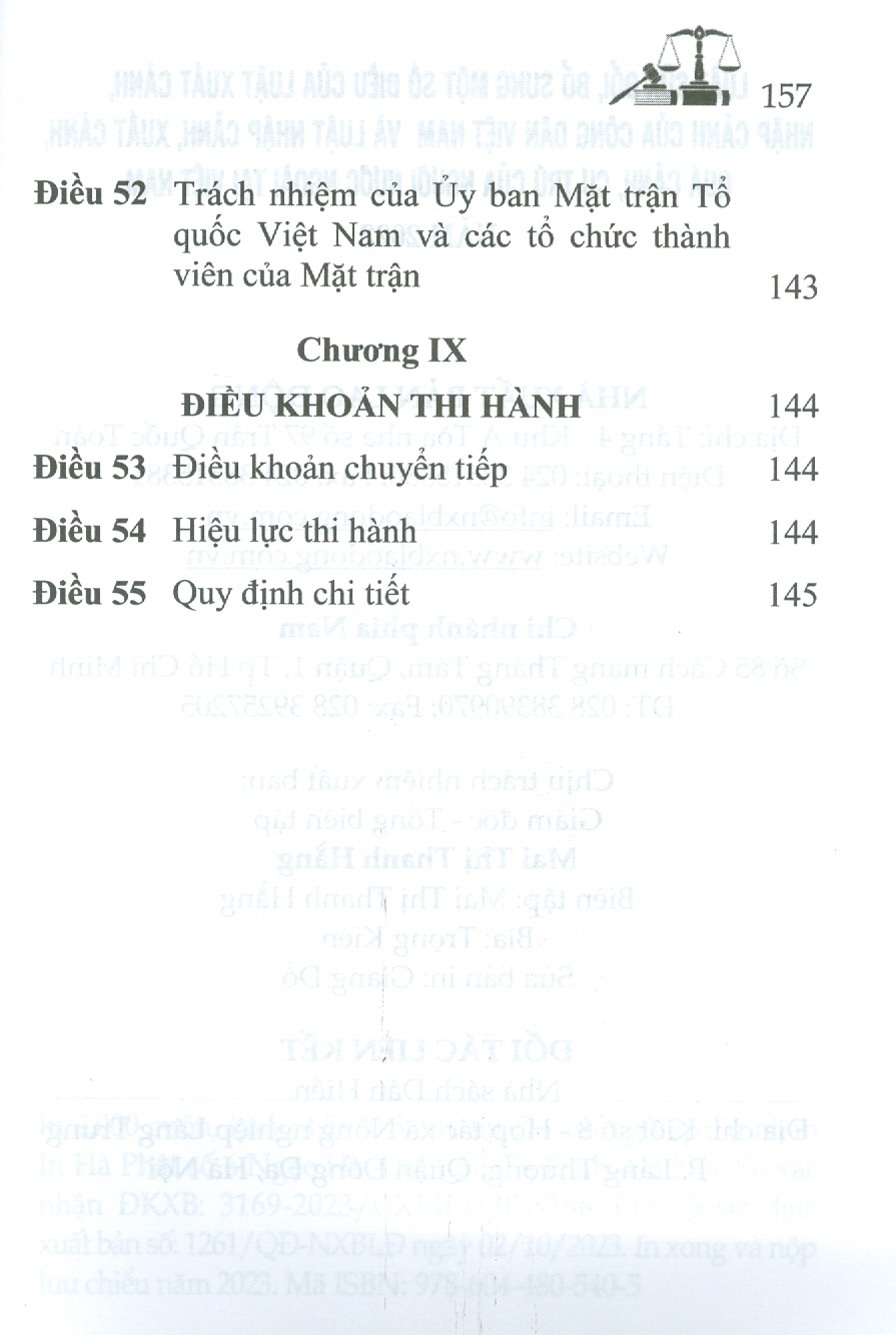 Luật Sửa Đổi, Bổ Sung Một Số Điều Của Luật Xuất Cảnh, Nhập Cảnh Của Công Dân Việt Nam Và Luật Nhập Cảnh, Xuất Cảnh, Quá Cảnh, Cư Trú Của Người Nước Ngoài Tại Việt Nam Năm 2023