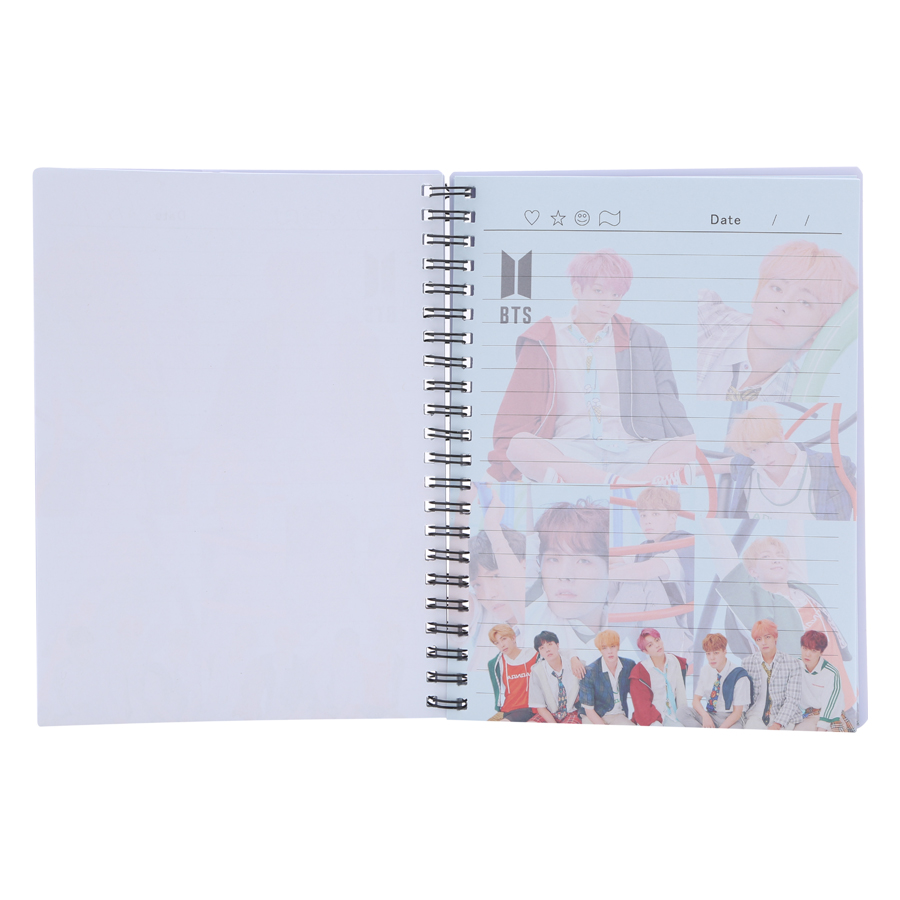 Sổ Lò Xo Hình Ban Nhạc BTS (19.5 x 14.5 cm) - Mẫu Ngẫu Nhiên