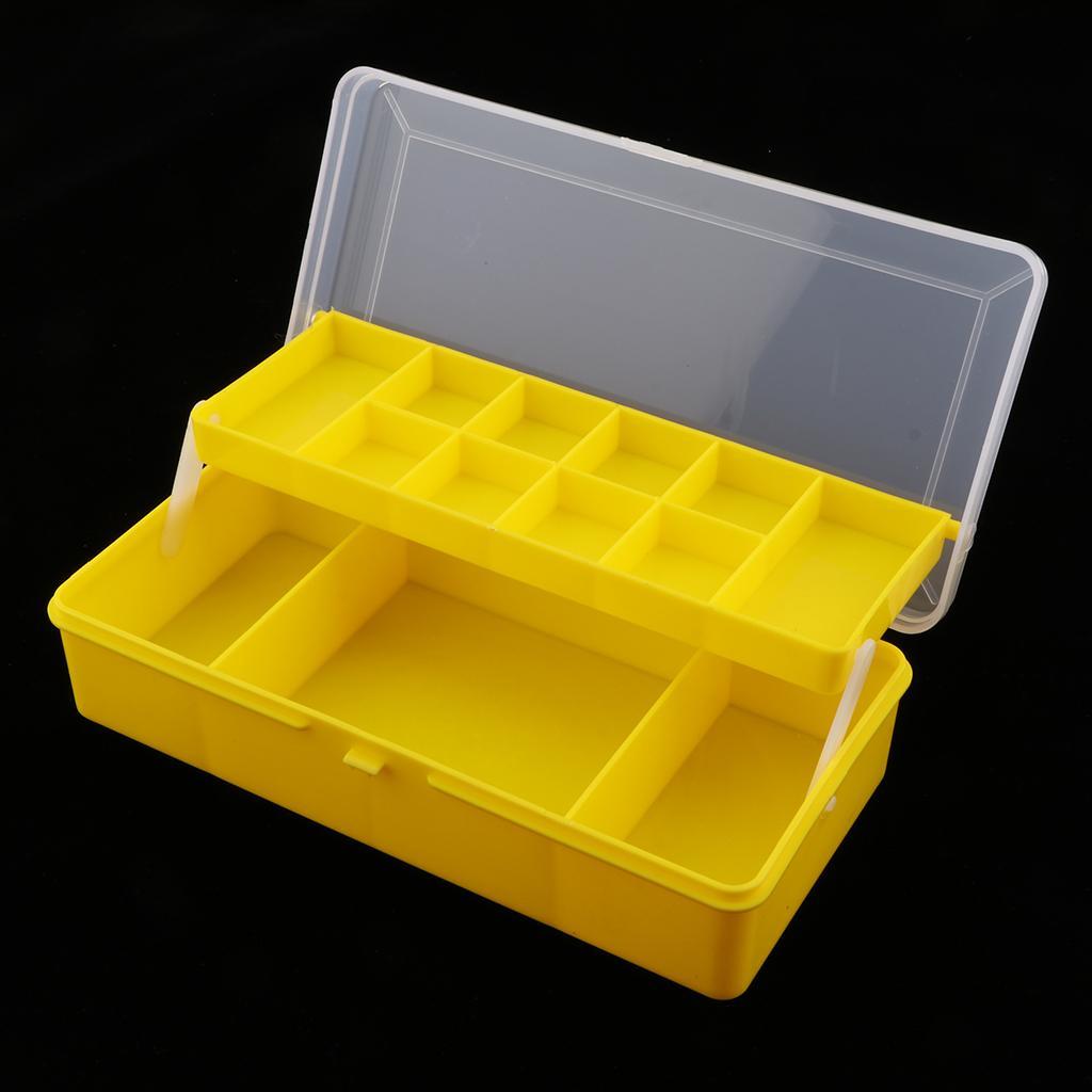 2-Tray Fishing  Box   Storage Container