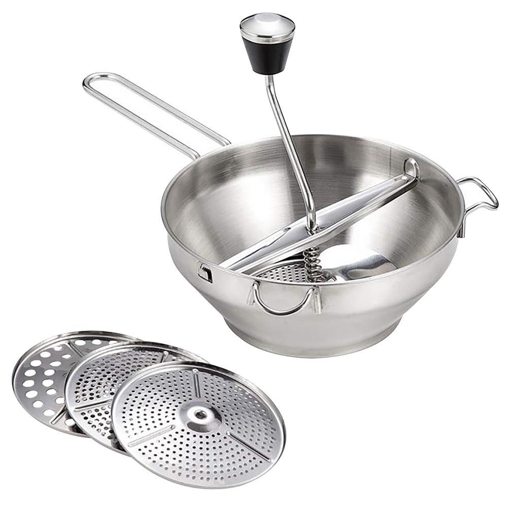 Đồng Hồ Nam Dây Thép Không Gỉ Mứt Cối Xay Độc Đáo Sử Dụng Bền, Hoa Quả Khoai Tây Xay Bằng Tay Máy Xay Thực Phẩm Vật Dụng Nhà Bếp