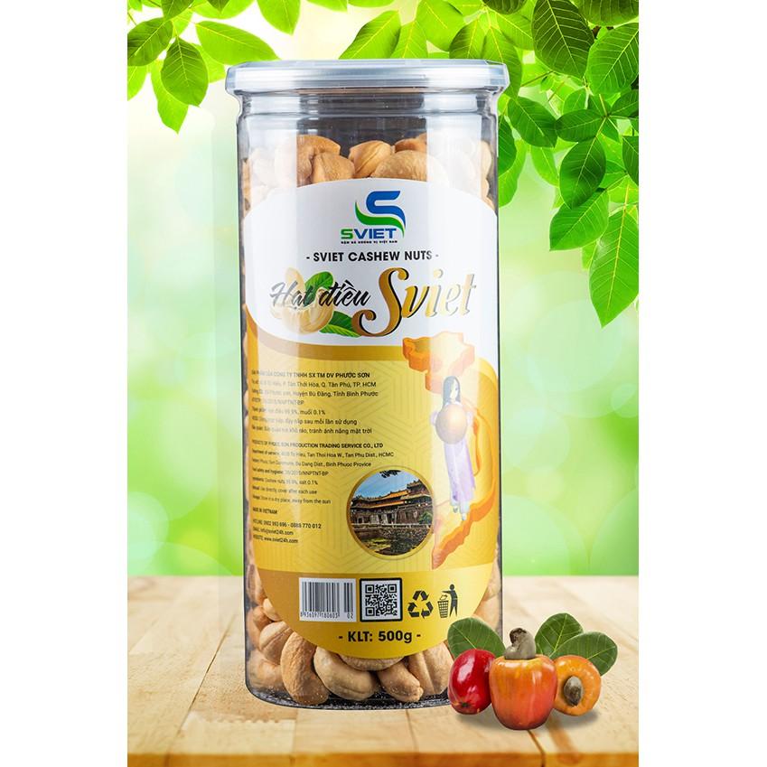 500g Hạt điều Rang muối nhân trắng đạt chuẩn xuất khẩu 2020, SVIET sản xuất tại Bình Phước